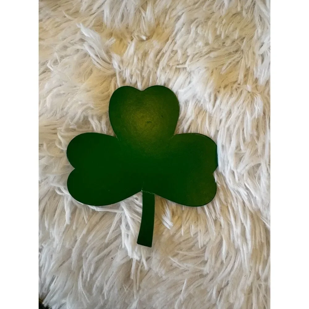 RARE set of 5 vintage St. Patrick's Day Die cut window decorations Beistle 1978 - Picture 6 of 13